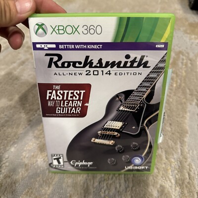ROCKSMITH 2014 Edition Microsoft Xbox 360 Game Only No Cable 