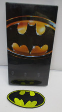 Factory Sealed w/WB LOGO 1989 BATMAN Movie VHS Michael Keaton BONUS PATCH CM1641