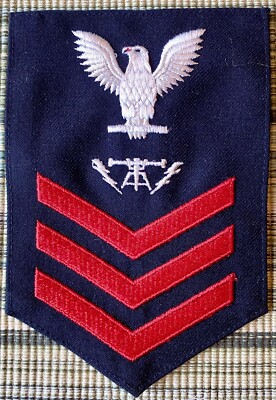 Fire Controlman Patch US Navy Rate Fire Controlman 1st Class Petty Officer rank Patch USN FC1 ...