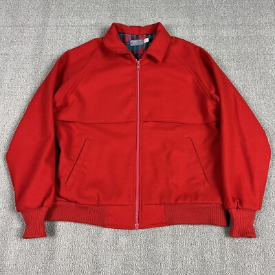 Vintage Pendleton Harrington Jacket Mens Medium Virgin Wool USA 