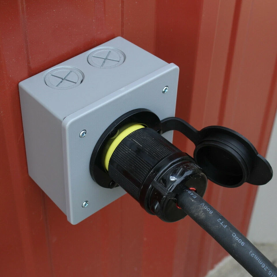 30 AMP L14-30P, 125/250V Recessed Power Inlet Receptacle Socket Coverplate FS FD - Image 2 of 4