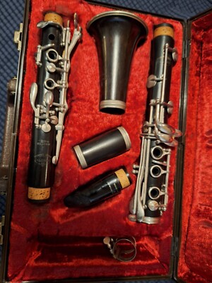 VINTAGE EVETTE MASTER MODEL BY BUFFET CRAMPON Bb CLARINET MADE IN FRANCE