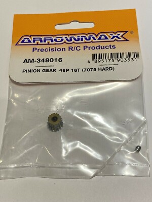Arrowmax Pinion Gear / Ritzel Motorritzel 16 Zähne (48P) # AM-348016