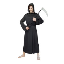 Partyholic Men's Grim Reaper Costume One Size/Universal