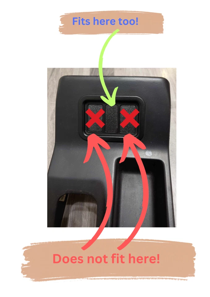 BMW Z3 PreFL (1996-1999) Doble USB-C Cargador Botón Cubierta Foto 4 de 4