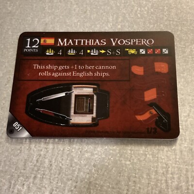 PIRATES POCKETMODEL Crimson Coast 051 Matthias Vospero UNPUNCHED CSG