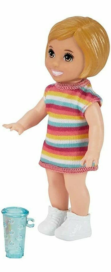 Barbie Skipper Babysitters Inc Toddler Girl Doll and Pink Car