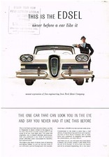 EDSEL CITATION , CORSAIR , PACER & RANGER ORIGINAL 1957 FACTORY SALES BROCHURE