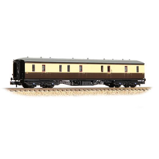 Graham Farish 374-590 GWR Hawksworth Full Brake GWR Chocolate & Cream N Gauge