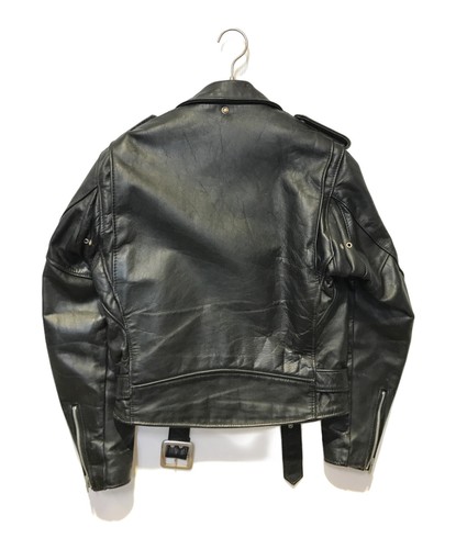 Chaqueta de cuero para motociclistas dobles Schott perfecto 618 talla 38 Hecha en EE. UU. - Imagen 4 de 10