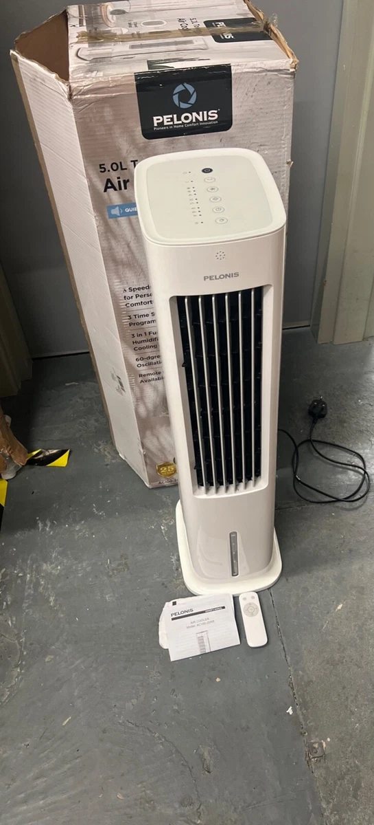 Pelonis 5.0L Tower Air Cooler Fan for Living Room Bedroom | eBay