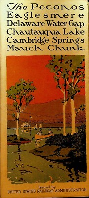 Poconos Eaglesmere Chautauqua Lake Mauch Chunk Cambridge Springs 1910s