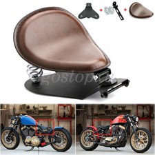 UK Brown Motorcycle Solo Seat 3" Spring Bracket For Harley Chopper Bobber Honda