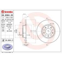 Brembo 2X Bremsscheibe Hinten 278 Voll FüR Fiat 500X 334_ 334 Jeep