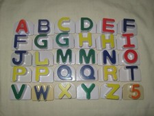 Lot of 30 LeapFrog Fridge Phonics Alphabet Letters 2 1/8" Larger Letters Number