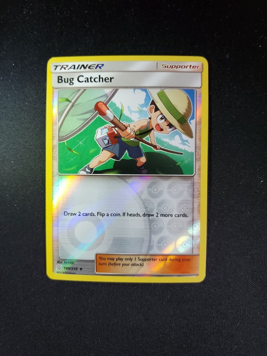 pokemon catcher card price Bug Catcher - Pokémon Unified Minds Reverse Holo #189/236