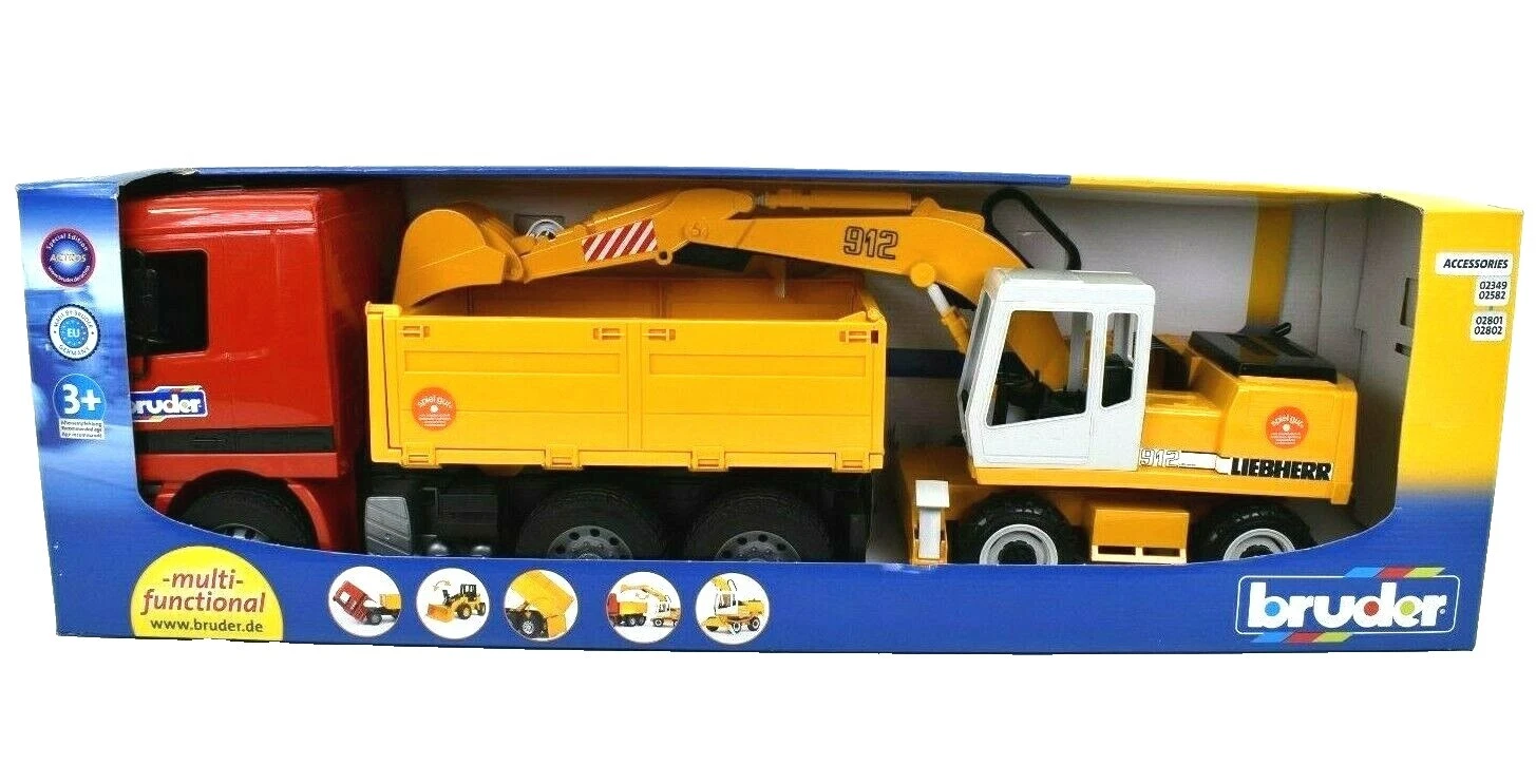 Mercedes-Benz BRUDER Plástico Equipo de construcción Diecast contemporáneos de fabricación