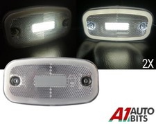 White Side Front LED Marker Lights Oblong X2 ...