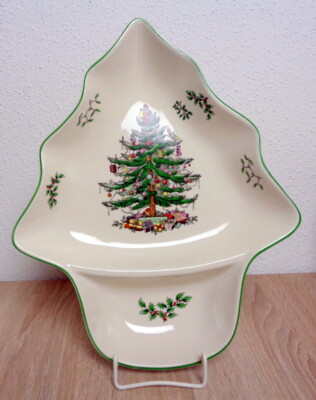 TREE DIP DISH Spode CHRISTMAS TREE 