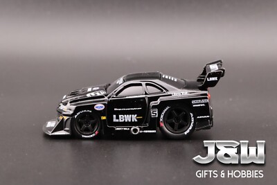 Muscle Machines LBWK Nissan GT-R R34 Super Silhouette Black 11556
