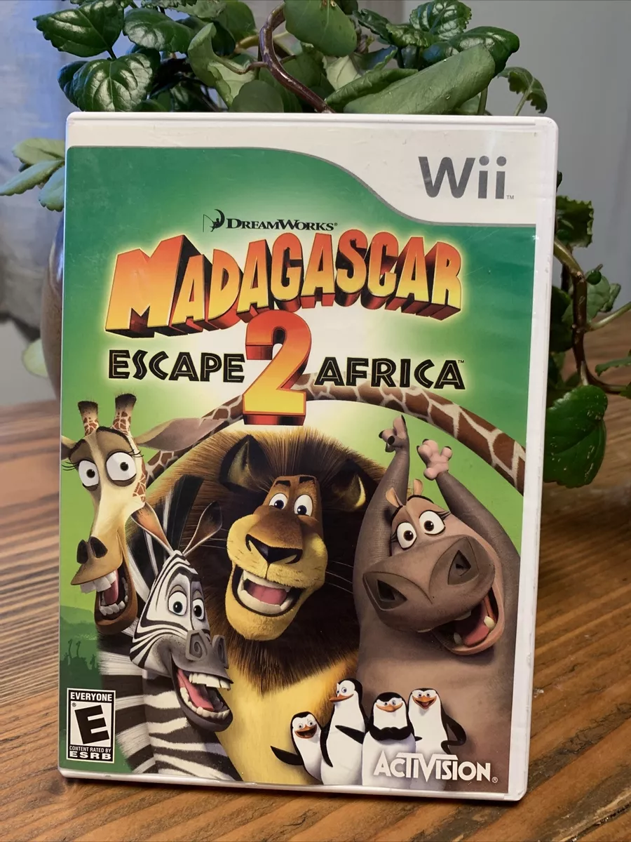 Madagascar 2 Crate Escape WII Action Adventure Video Game