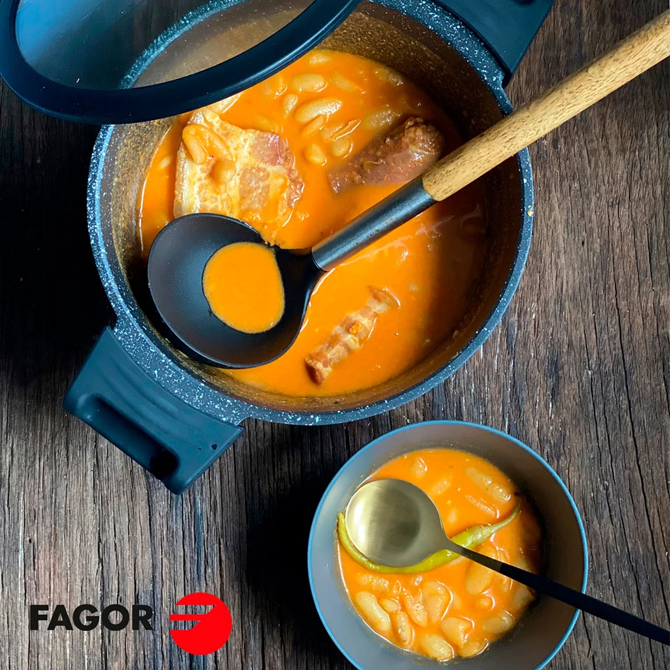 Kochtopf Induktion 20cm Aluminiumguss Antihaftbeschichtung PFOA frei Glasdeckel - Bild 3 von 4