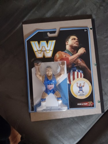 wwf hasbro  wwe mattel retros  series 7 kurt angle...