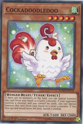Yugioh Cockadoodledoo LEHD-ENC11 Common 1st NM x3 Play Set