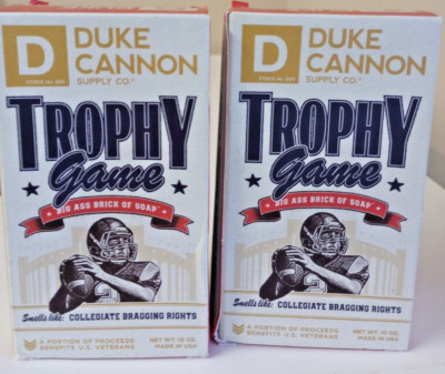 (2 Pk) Duke Cannon Supply. Big Ass Brick of Soap - Trophy Game - 10 Oz Each Bar.