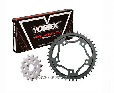 KAWASAKI 2003-2004 ZX6R VORTEX 520 CHAIN & STEEL SPROCKET KIT -1+2 