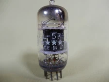 GE 5 Star Black Plate Triple Mica 5751 Vacuum Tube Tested Strong 100/100% Gm