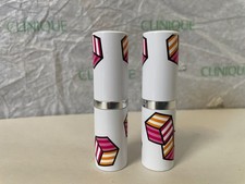 2x Clinique Pop Lip Colour Primer Rouge Intense Base Lipstick 02 Bare Pop
