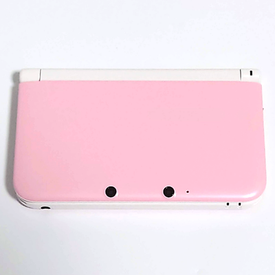 Nintendo 3DS XL LL Console Pink w/Box Manual Adapter SD Card Set