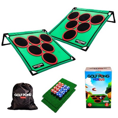   Backyard Golf Game with 16 Chipping Balls & Mat, Yard and Outdoor Games for...