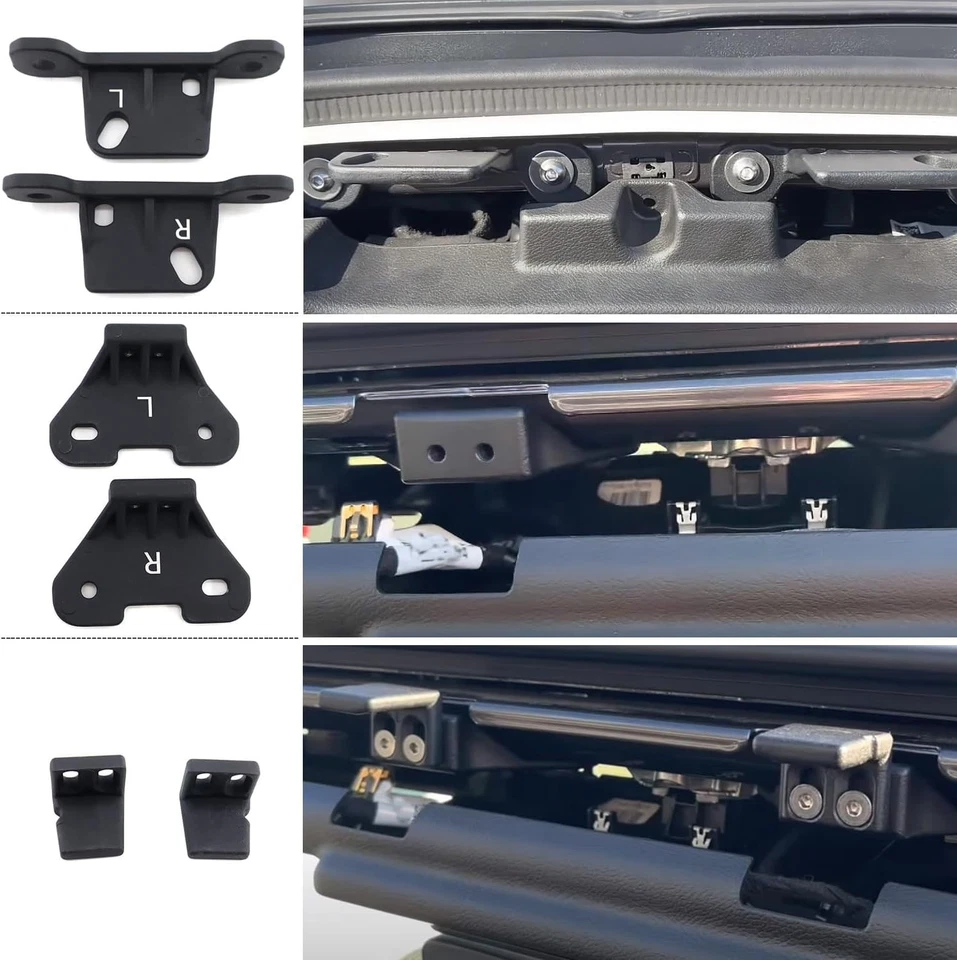 Kit de soporte de montaje de techo rígido para Wrangler JL y Gladiator JT 2018-2024 Foto 2 de 4