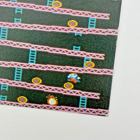 Donkey Kong Mario Pauline 1985 - Vintage Japanese Menko Card - Famicom Amada
