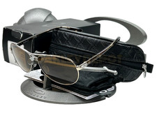 OAKLEY FEEDBACK 004079 SATIN CHROME/PRIZM BRONZE SUNGLASSES 172