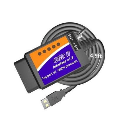 OBD2 to USB Cable Diagnostic Tool ELM327 OBD2 Code Reader Scanner ELM 327 USB