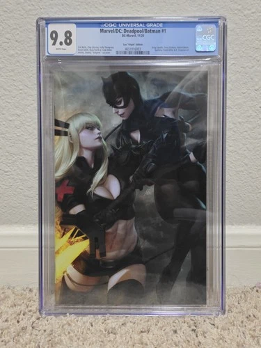 CGC 9.8 2025 Batman/Deadpool #1 Lau "Virgin" 1:100 DC/Marvel HIGH GRADE!!