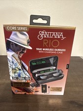 SANTANA RIO TRUE WIRELESS EARBUDS W/CHARGING STATION-CORE SERIES. NEW