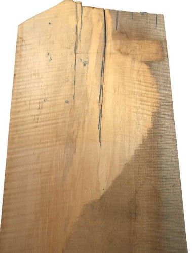 1X Barra De Arce Madera Riegelahorn Rizado 79X31Cm X 46-49Mm - Imagen 6 de 7