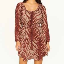 Ulla Johnson Naiara Mini Long Sleeve Dress Canyon Cotton Blend Size 4