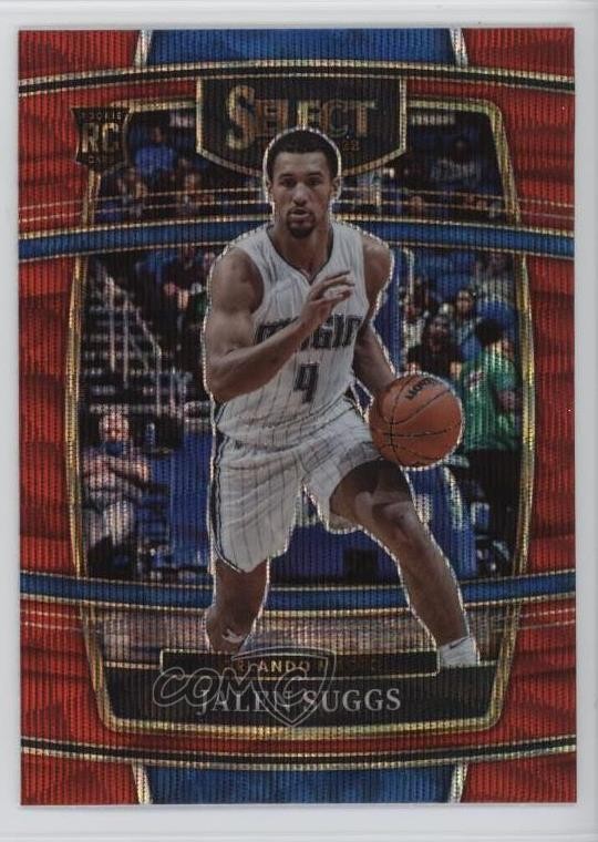 2021-22 Panini Select Concourse Red Wave Prizm Jalen Suggs #27 1a5q