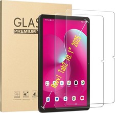 2 Pack Screen Protector for T-Mobile Revvl Tab 2 10.1" Tablet, HD Tempered Glass