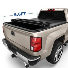 6.6ft 4-fold Tonneau Cover For 2019- 2026 Chevy Silverado Sierra 1500 Truck Bed 6.6ft 4-fold Tonneau Cover For 2019- 2026 Chevy Silverado Sierra 1500 Truck Bed