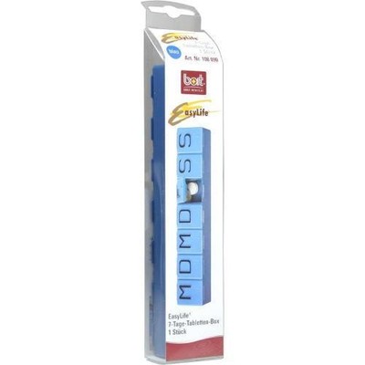 2x BORT EasyLife 7-Tage-Tablettenbox blau 1 ST