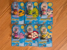 TamaTown Tamagotchi Tama-Go Face Plate  Figurine Complete Set of 6 Bandai NEW