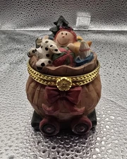 Vintage Train Trinket Box Christmas Decor, Artmark Boxes for Holiday