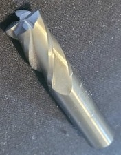 8.4mm High Speed Steel End Mill 4 Flute Square End Center Cutting Shank- 9.5mm