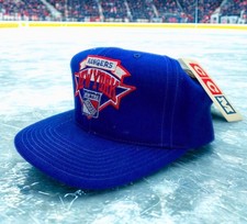New York Rangers Vintage CCM Snapback Hat 100 Wool NHL Licensed